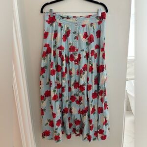 The Great. Highland Western Rose Skirt size 3